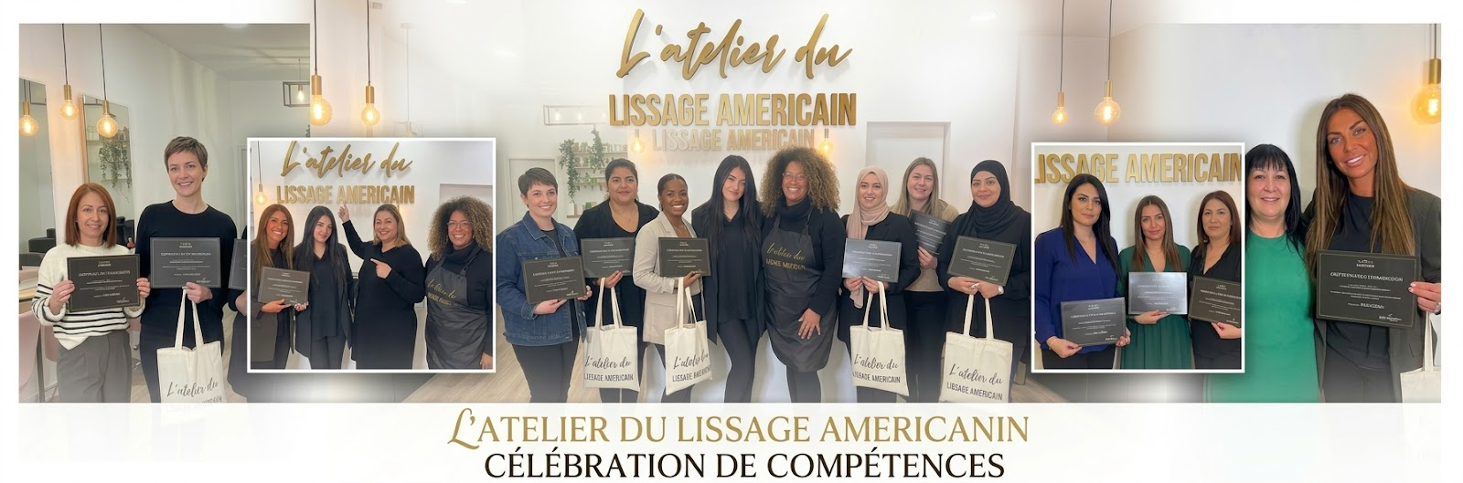 L'équipe Formation Lissage Academy — formatrices expertes en lissage professionnel